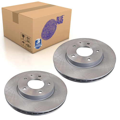 Pair front brake disc fits - of,